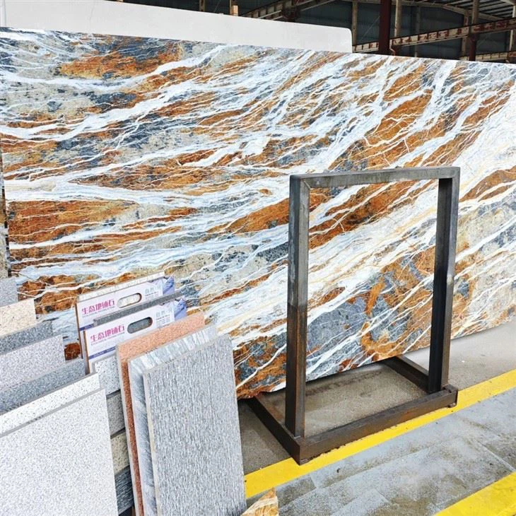 Cowboy Blue Marble Large Board