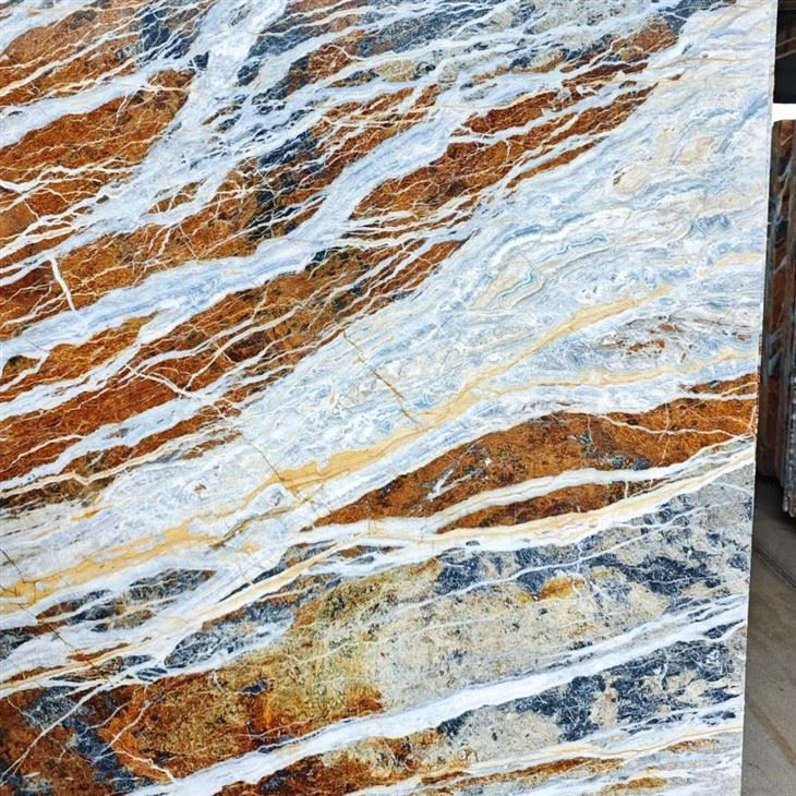 Cowboy Blue Marble Large Board
